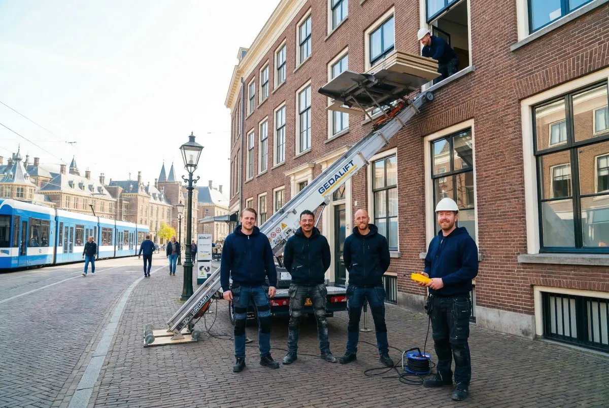 Verhuisteam van VHL Heemskerk aan het werk