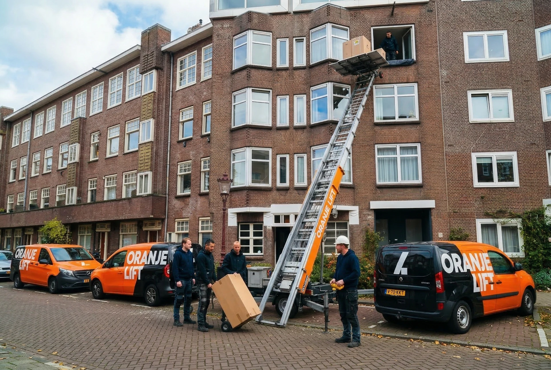 Verhuislift bij hoogbouw Heemskerk